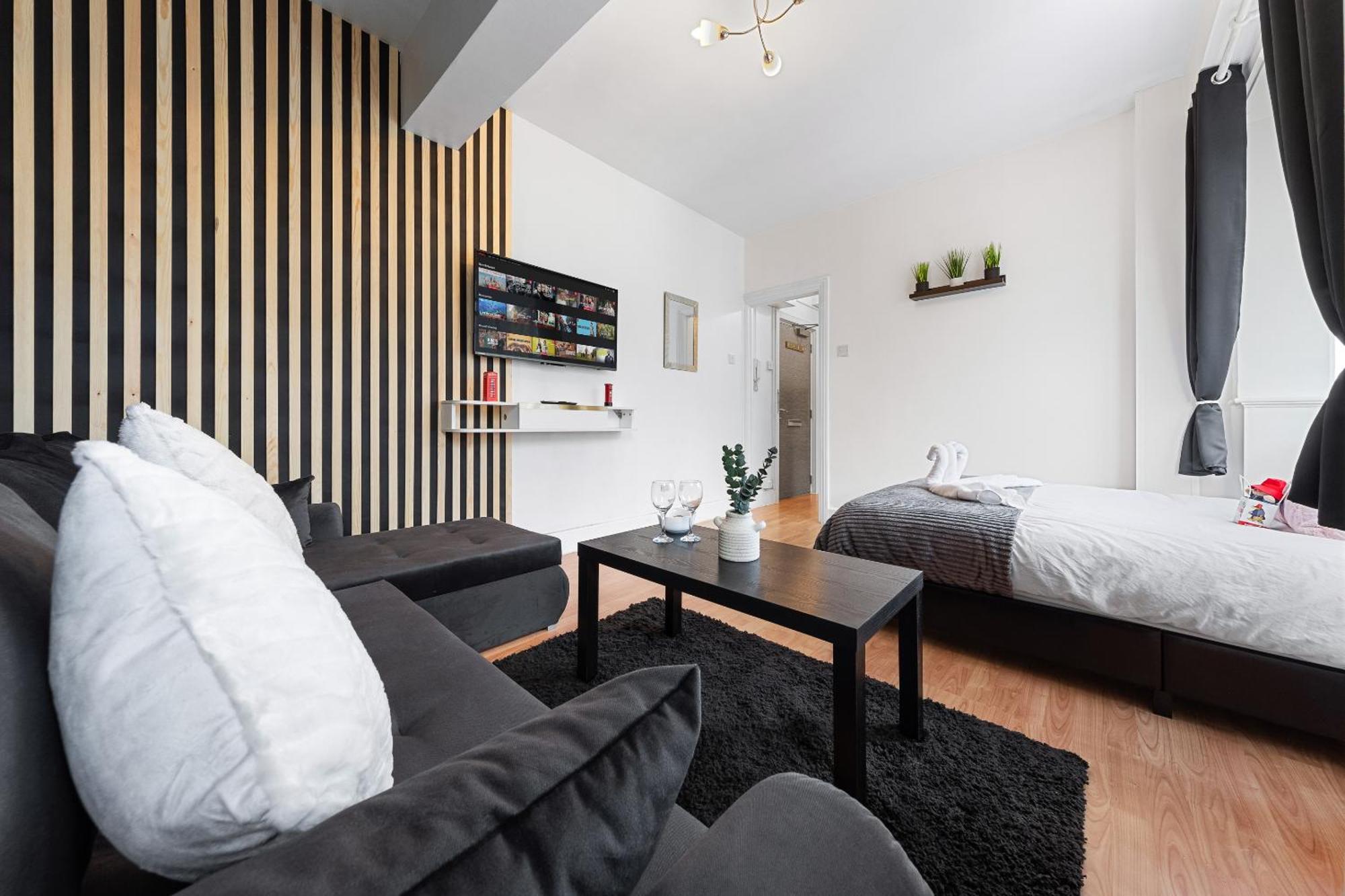Paddington Station Paradise For Up To 4 Guests! Dream 2 Mins Walk From Station With Extra Double Sofa Bed! Apartamento *