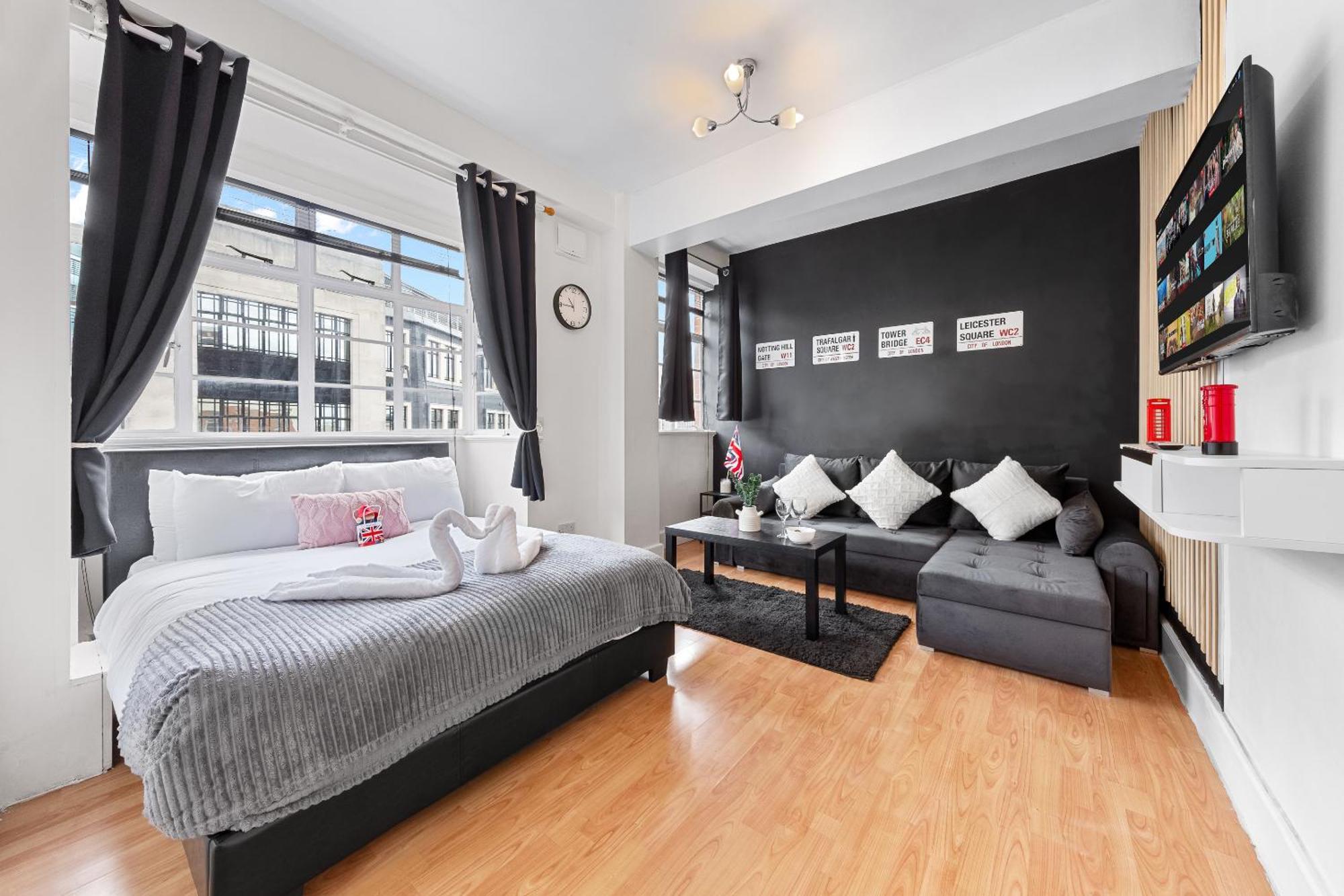 Paddington Station Paradise For Up To 4 Guests! Dream 2 Mins Walk From Station With Extra Double Sofa Bed! Apartamento